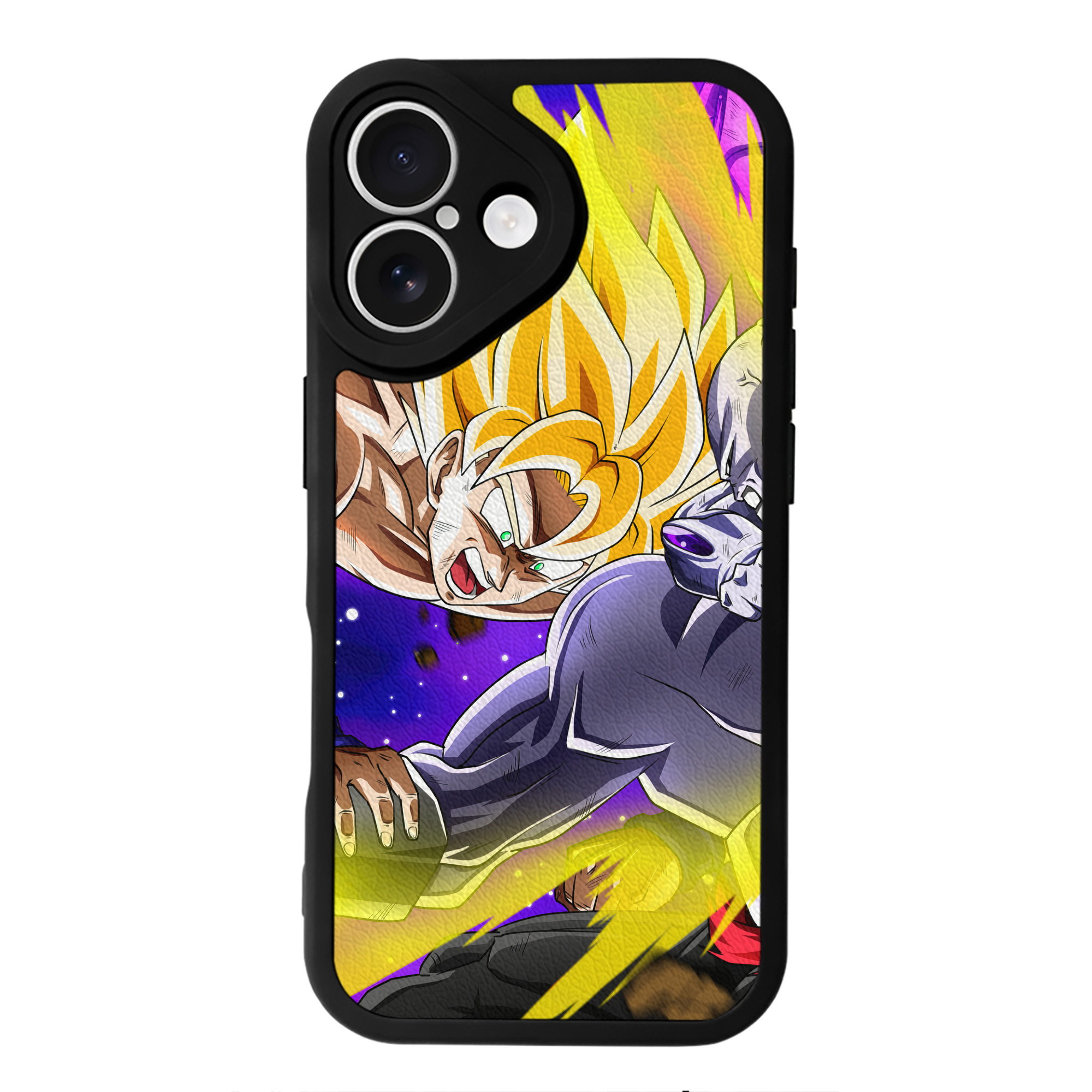 （画像用） ドラゴンボール DRAGON BALL 【iPhone 16シリーズ対応】シリコンスマホケース（レザー調） 材質：シリコン
